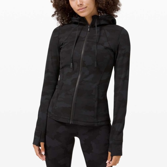 lululemon athletica Jackets & Blazers - Lululemon Hooded Define Jacket *Nulu Heritage 365 Camo Deep Coal Multi size 8
